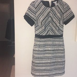 cap sleeve tweed dress
